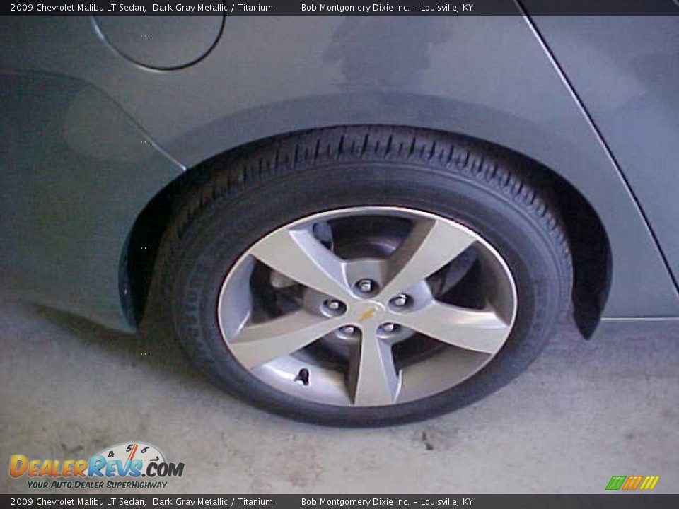 2009 Chevrolet Malibu LT Sedan Dark Gray Metallic / Titanium Photo #13