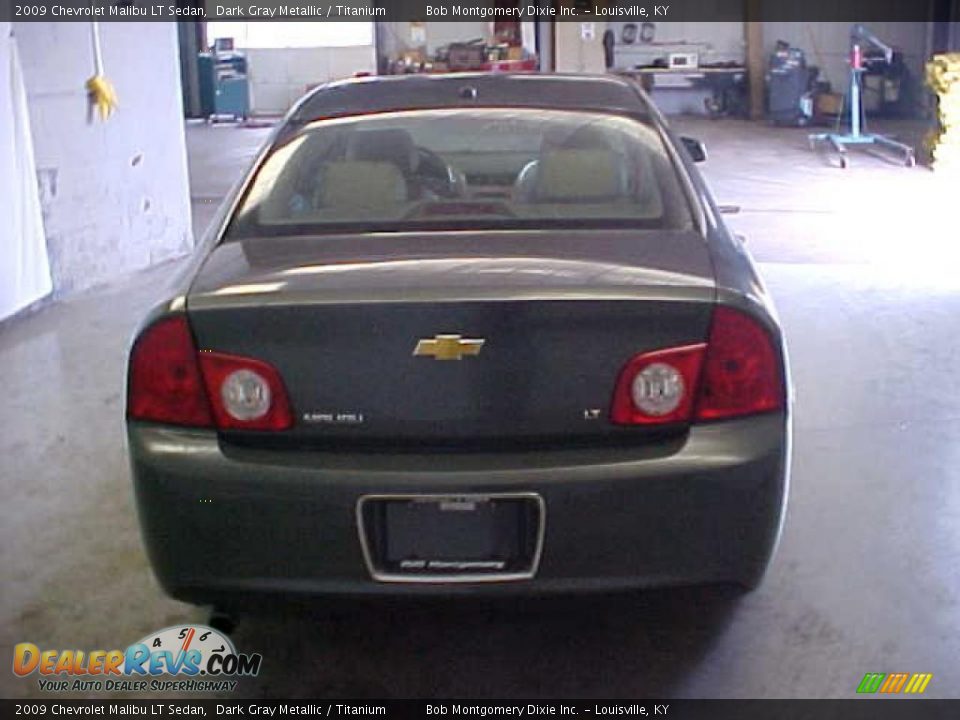 2009 Chevrolet Malibu LT Sedan Dark Gray Metallic / Titanium Photo #15