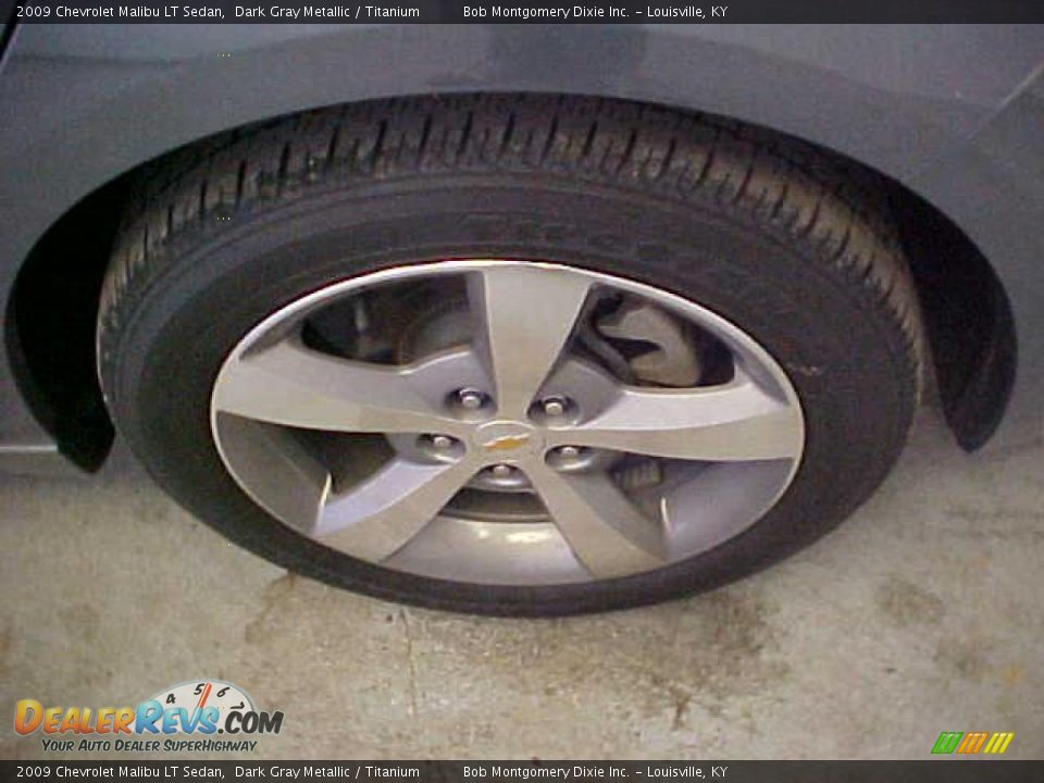 2009 Chevrolet Malibu LT Sedan Dark Gray Metallic / Titanium Photo #16