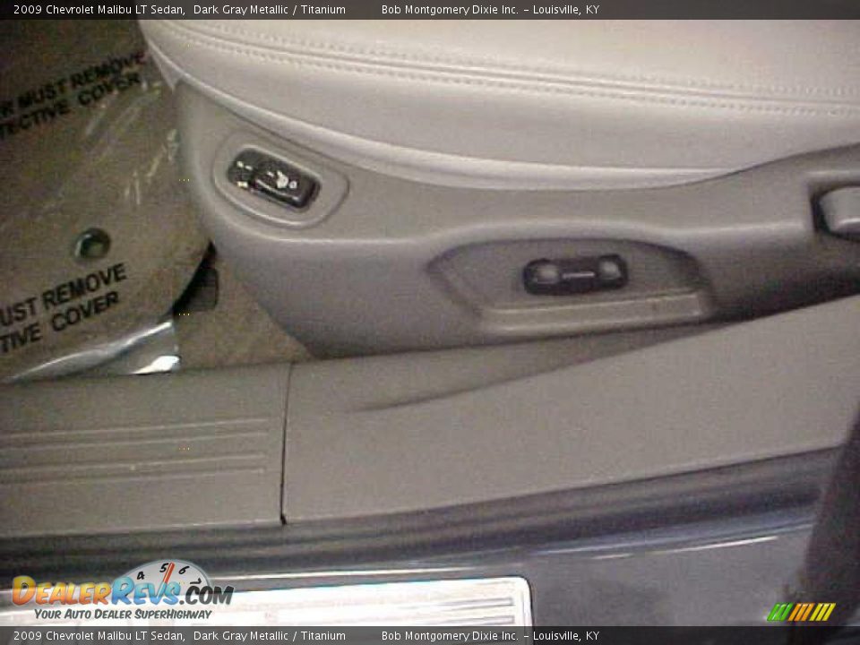 2009 Chevrolet Malibu LT Sedan Dark Gray Metallic / Titanium Photo #22