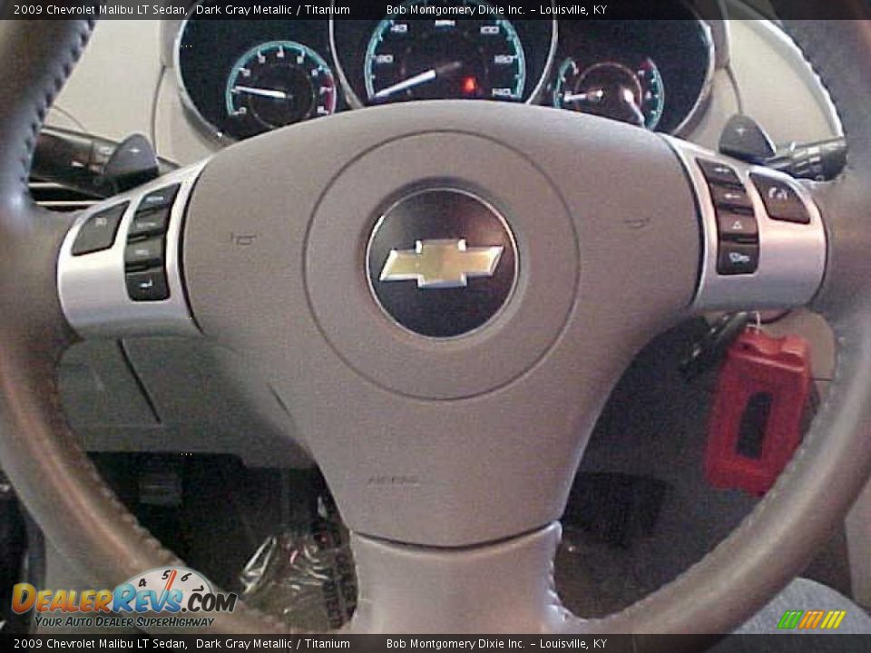 2009 Chevrolet Malibu LT Sedan Dark Gray Metallic / Titanium Photo #25