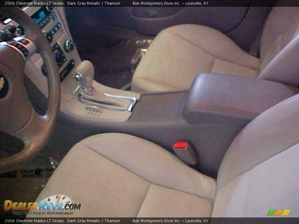 2009 Chevrolet Malibu LT Sedan Dark Gray Metallic / Titanium Photo #27