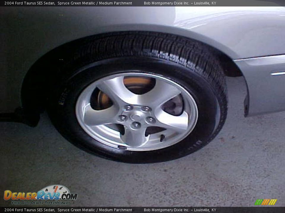 2004 Ford Taurus SES Sedan Spruce Green Metallic / Medium Parchment Photo #6