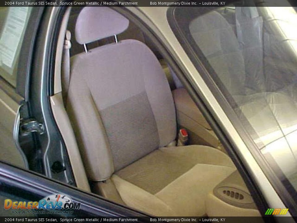 2004 Ford Taurus SES Sedan Spruce Green Metallic / Medium Parchment Photo #9
