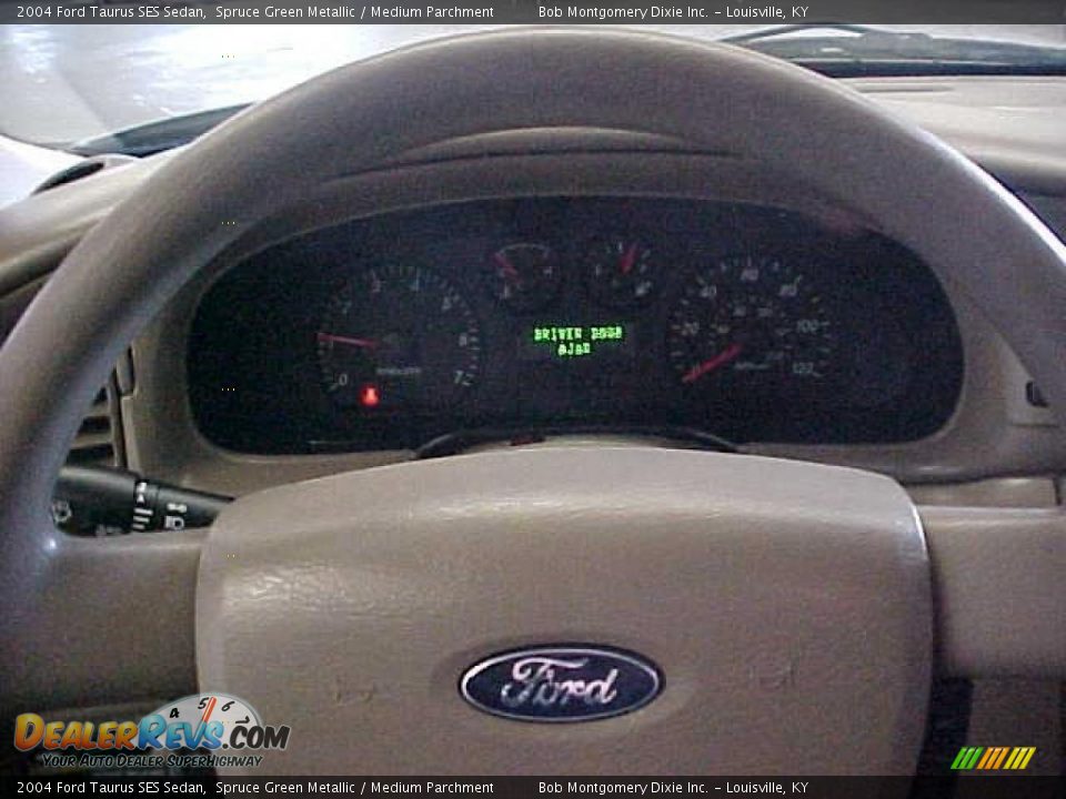 2004 Ford Taurus SES Sedan Spruce Green Metallic / Medium Parchment Photo #22