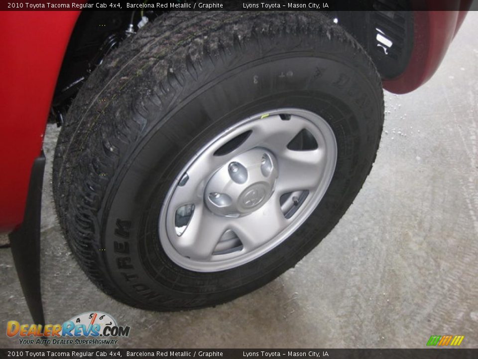2010 Toyota Tacoma Regular Cab 4x4 Barcelona Red Metallic / Graphite Photo #5