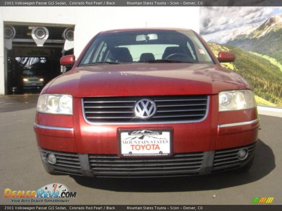 2001 Volkswagen Passat GLS Sedan Colorado Red Pearl / Black Photo #7