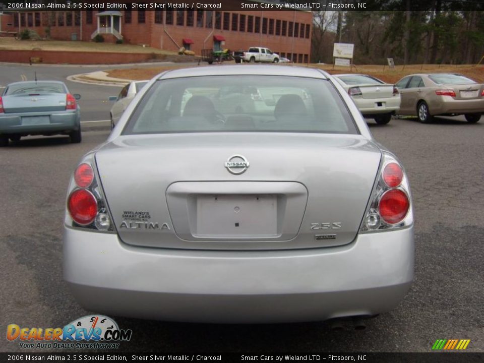 2006 Nissan Altima 2.5 S Special Edition Sheer Silver Metallic / Charcoal Photo #5