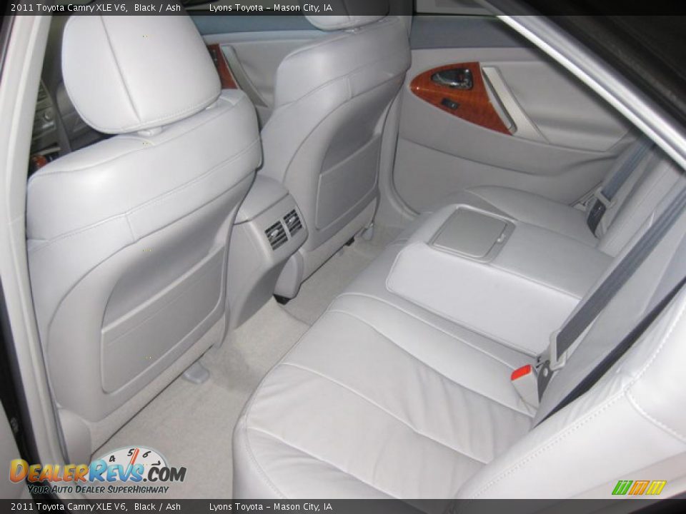 2011 Toyota Camry XLE V6 Black / Ash Photo #3