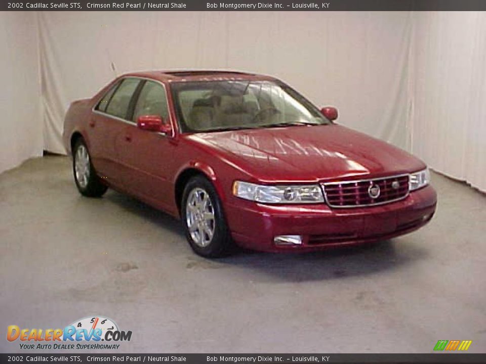 2002 Cadillac Seville STS Crimson Red Pearl / Neutral Shale Photo #1