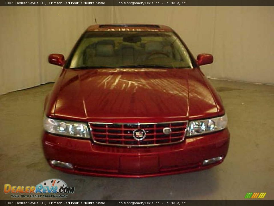 2002 Cadillac Seville STS Crimson Red Pearl / Neutral Shale Photo #2