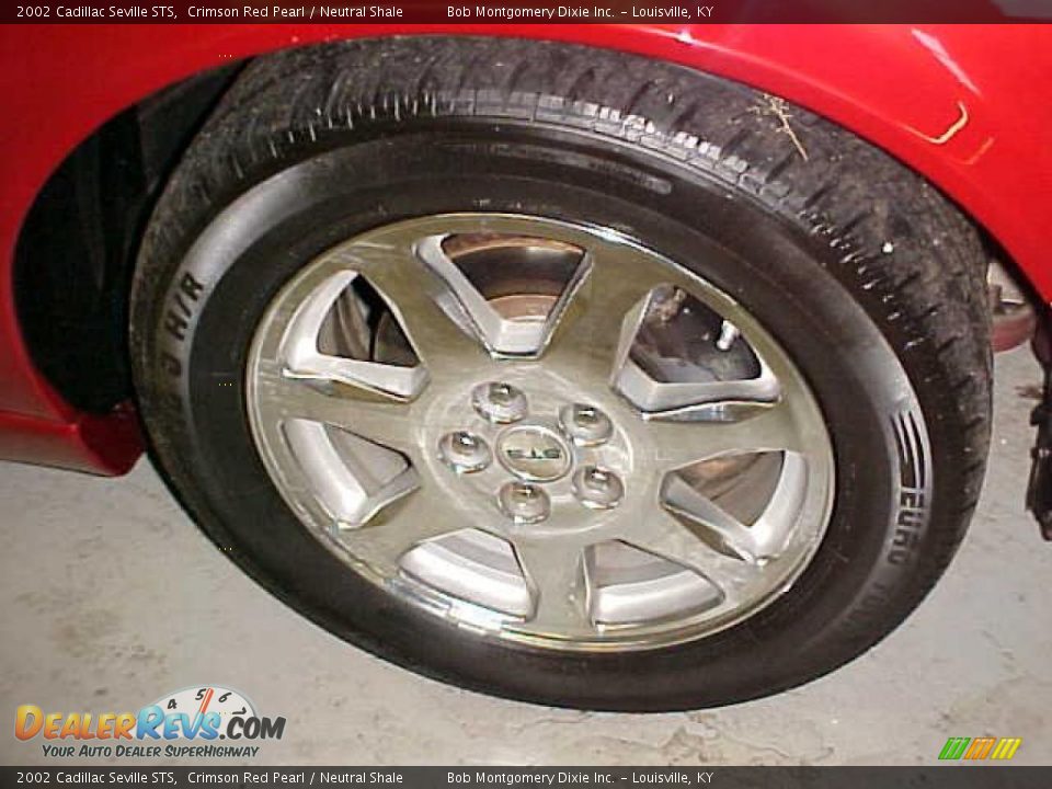 2002 Cadillac Seville STS Crimson Red Pearl / Neutral Shale Photo #4