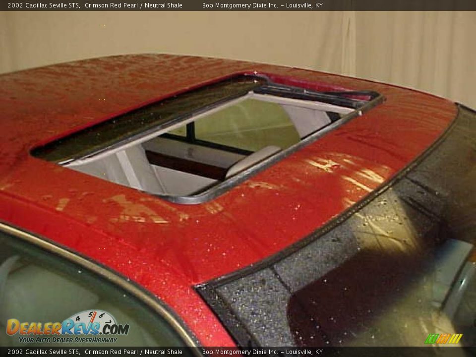 2002 Cadillac Seville STS Crimson Red Pearl / Neutral Shale Photo #5