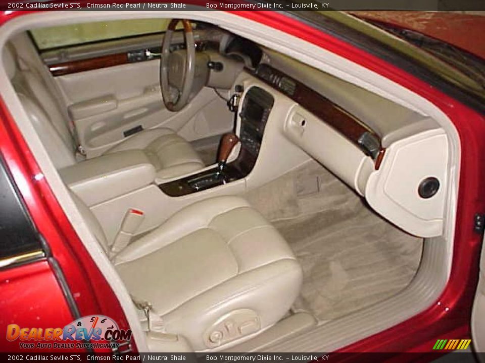 2002 Cadillac Seville STS Crimson Red Pearl / Neutral Shale Photo #7