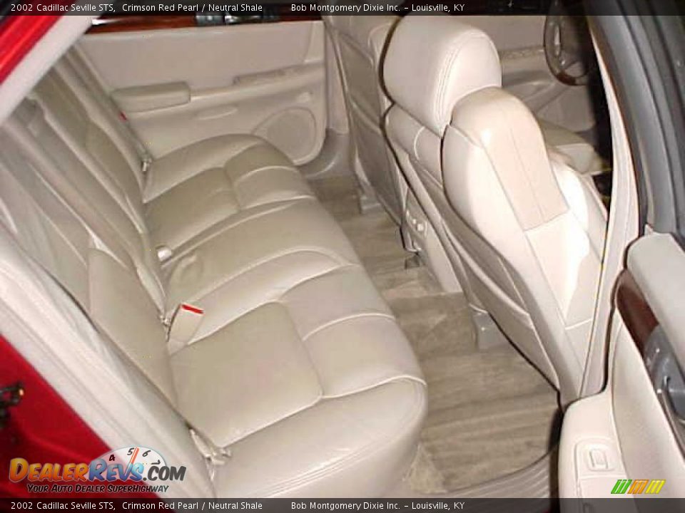 2002 Cadillac Seville STS Crimson Red Pearl / Neutral Shale Photo #9