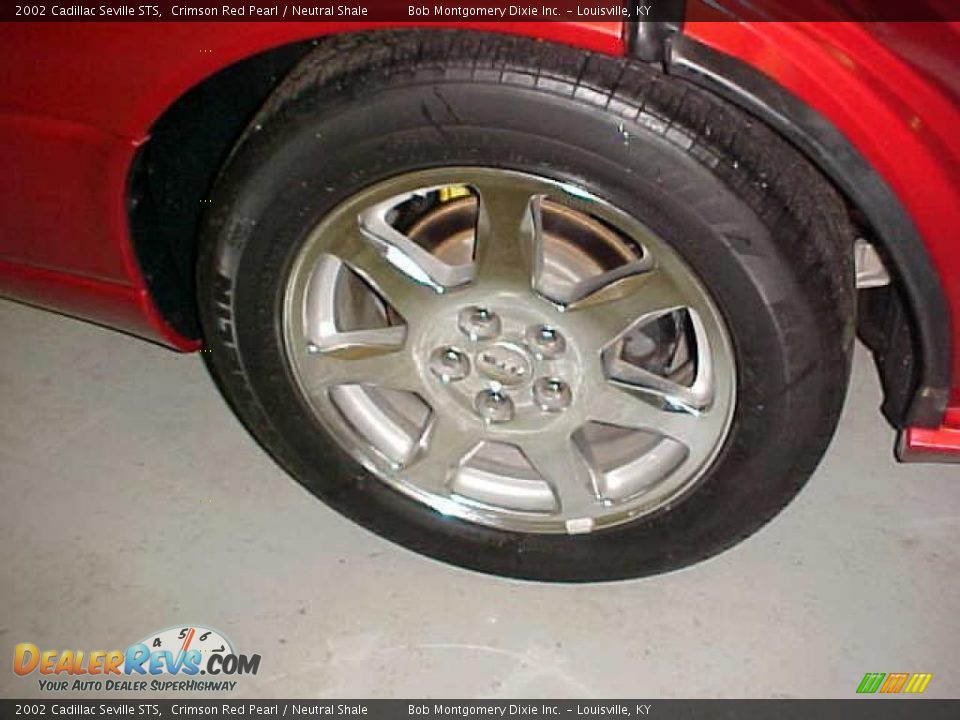2002 Cadillac Seville STS Crimson Red Pearl / Neutral Shale Photo #10