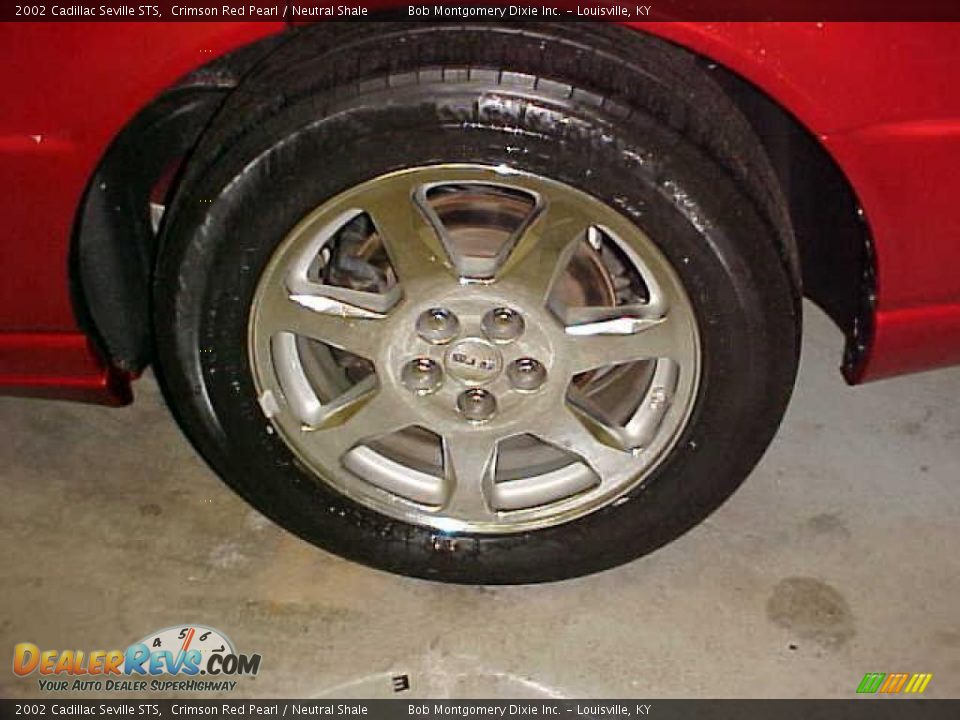 2002 Cadillac Seville STS Crimson Red Pearl / Neutral Shale Photo #11