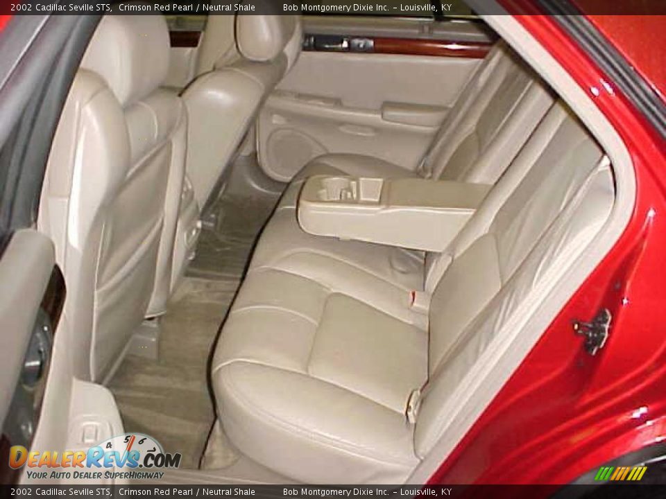 2002 Cadillac Seville STS Crimson Red Pearl / Neutral Shale Photo #12