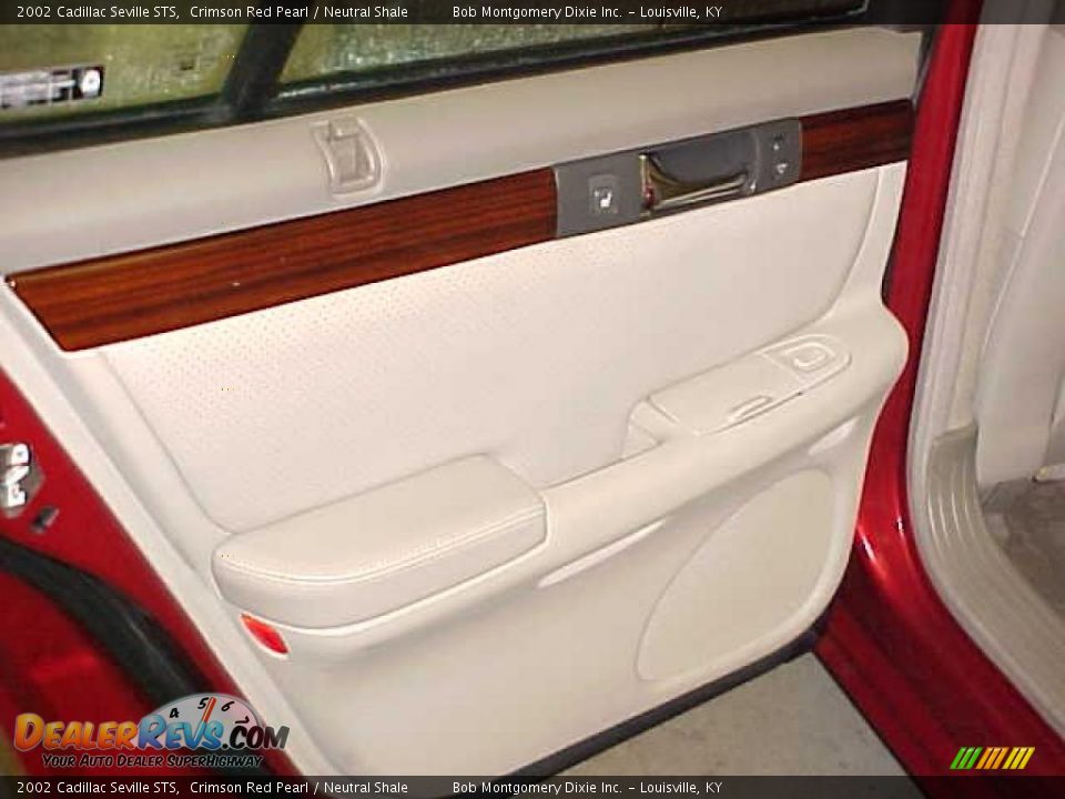 2002 Cadillac Seville STS Crimson Red Pearl / Neutral Shale Photo #13