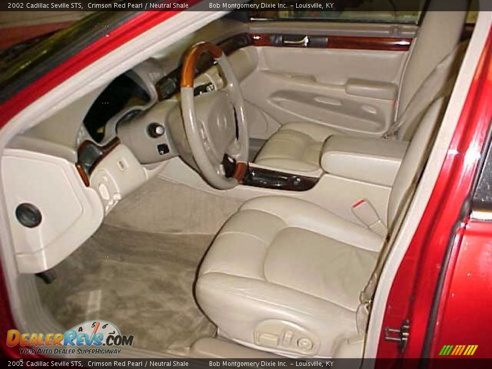 2002 Cadillac Seville STS Crimson Red Pearl / Neutral Shale Photo #15