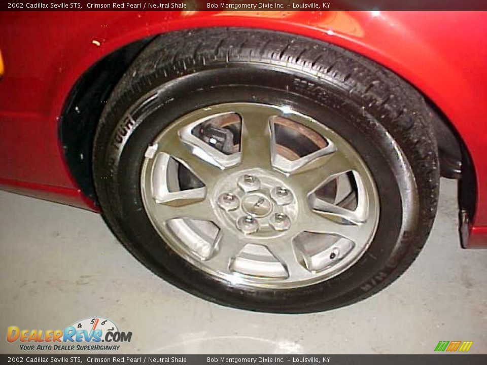 2002 Cadillac Seville STS Crimson Red Pearl / Neutral Shale Photo #16