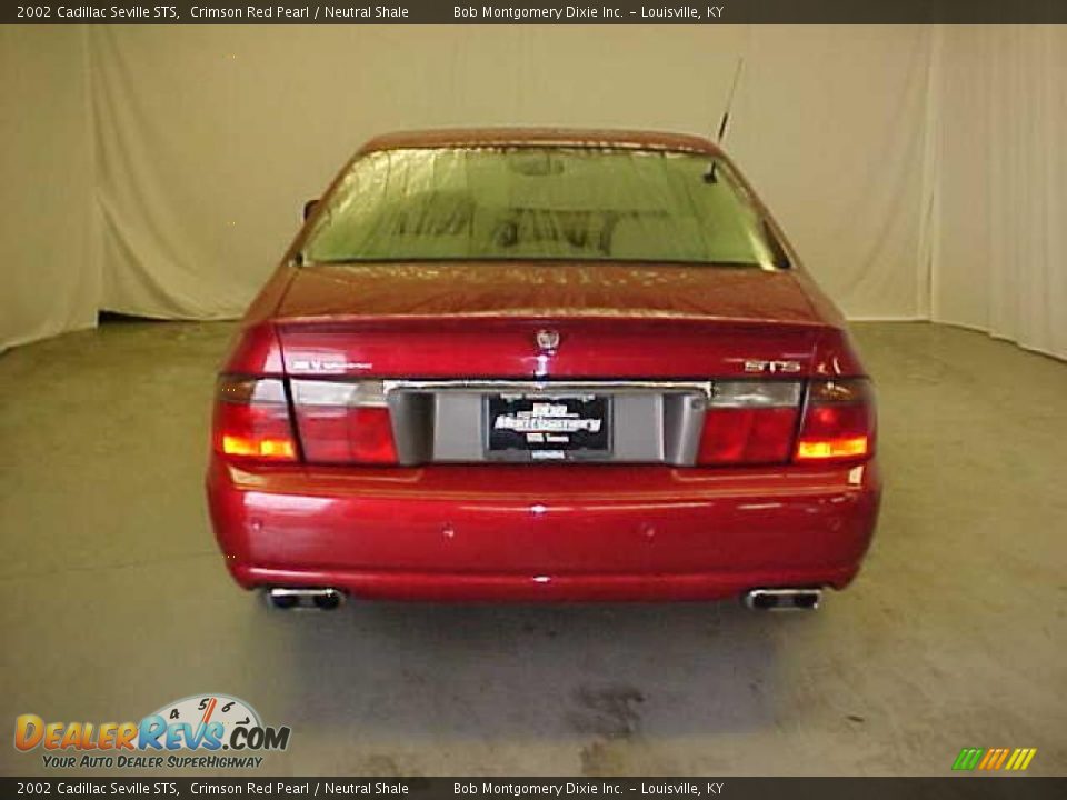 2002 Cadillac Seville STS Crimson Red Pearl / Neutral Shale Photo #17