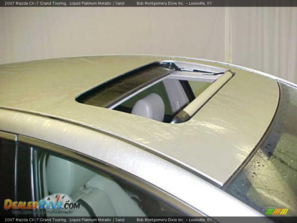 2007 Mazda CX-7 Grand Touring Liquid Platinum Metallic / Sand Photo #5