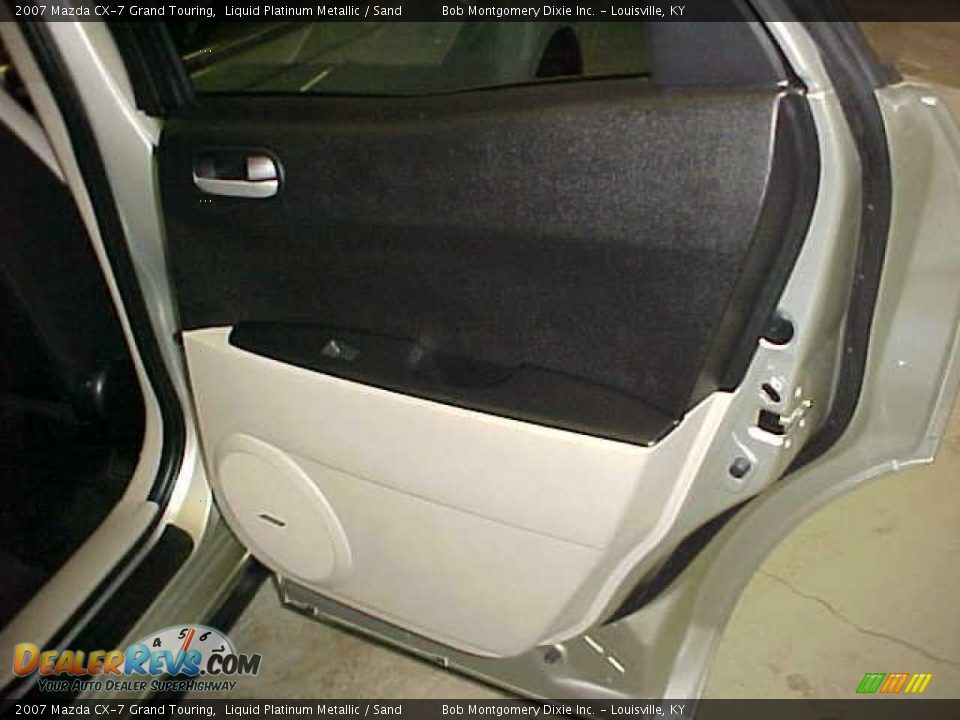 2007 Mazda CX-7 Grand Touring Liquid Platinum Metallic / Sand Photo #8