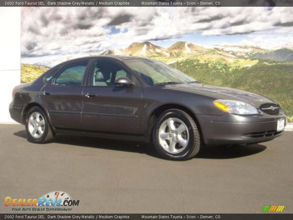 2002 Ford Taurus SES Dark Shadow Grey Metallic / Medium Graphite Photo #1