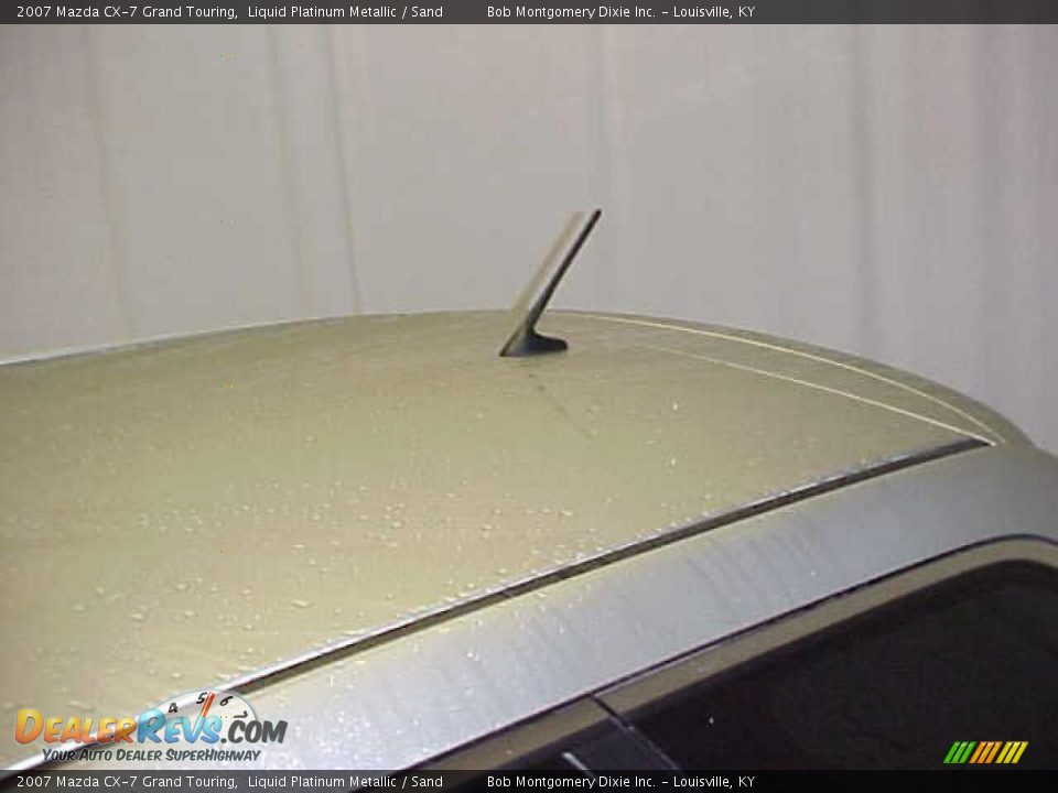2007 Mazda CX-7 Grand Touring Liquid Platinum Metallic / Sand Photo #11