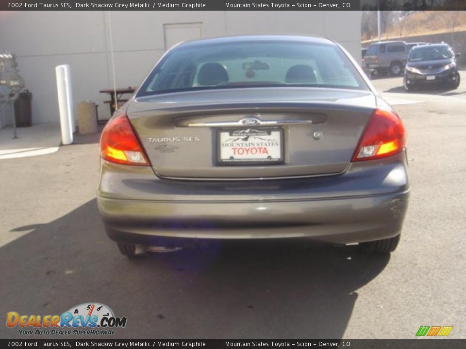 2002 Ford Taurus SES Dark Shadow Grey Metallic / Medium Graphite Photo #4