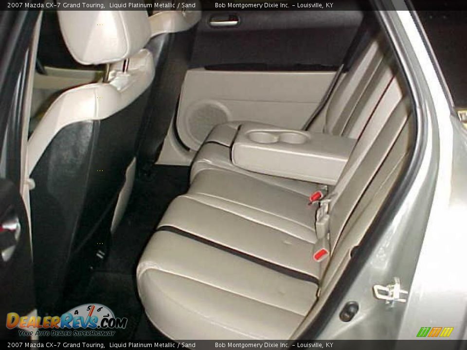 2007 Mazda CX-7 Grand Touring Liquid Platinum Metallic / Sand Photo #14