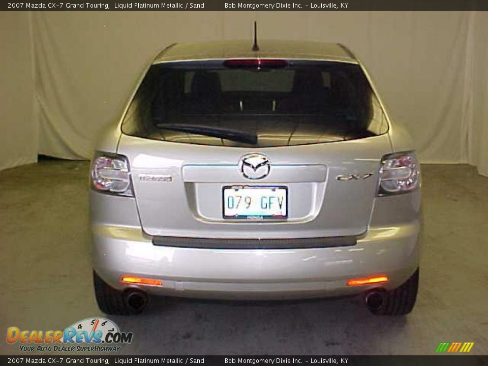 2007 Mazda CX-7 Grand Touring Liquid Platinum Metallic / Sand Photo #18