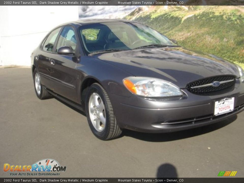2002 Ford Taurus SES Dark Shadow Grey Metallic / Medium Graphite Photo #7
