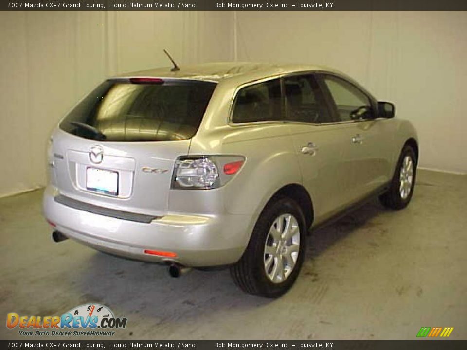 2007 Mazda CX-7 Grand Touring Liquid Platinum Metallic / Sand Photo #19