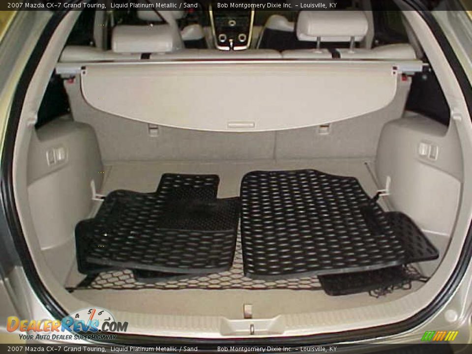 2007 Mazda CX-7 Grand Touring Liquid Platinum Metallic / Sand Photo #21