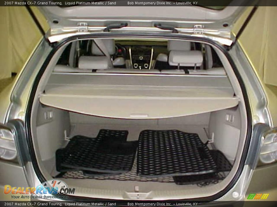 2007 Mazda CX-7 Grand Touring Liquid Platinum Metallic / Sand Photo #22