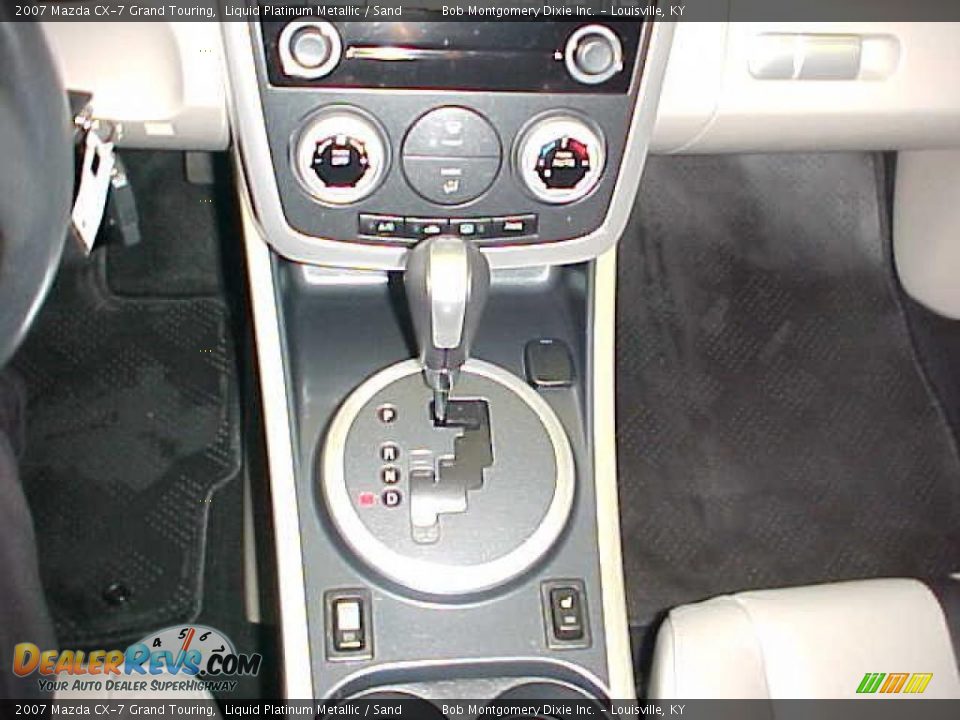 2007 Mazda CX-7 Grand Touring Liquid Platinum Metallic / Sand Photo #24