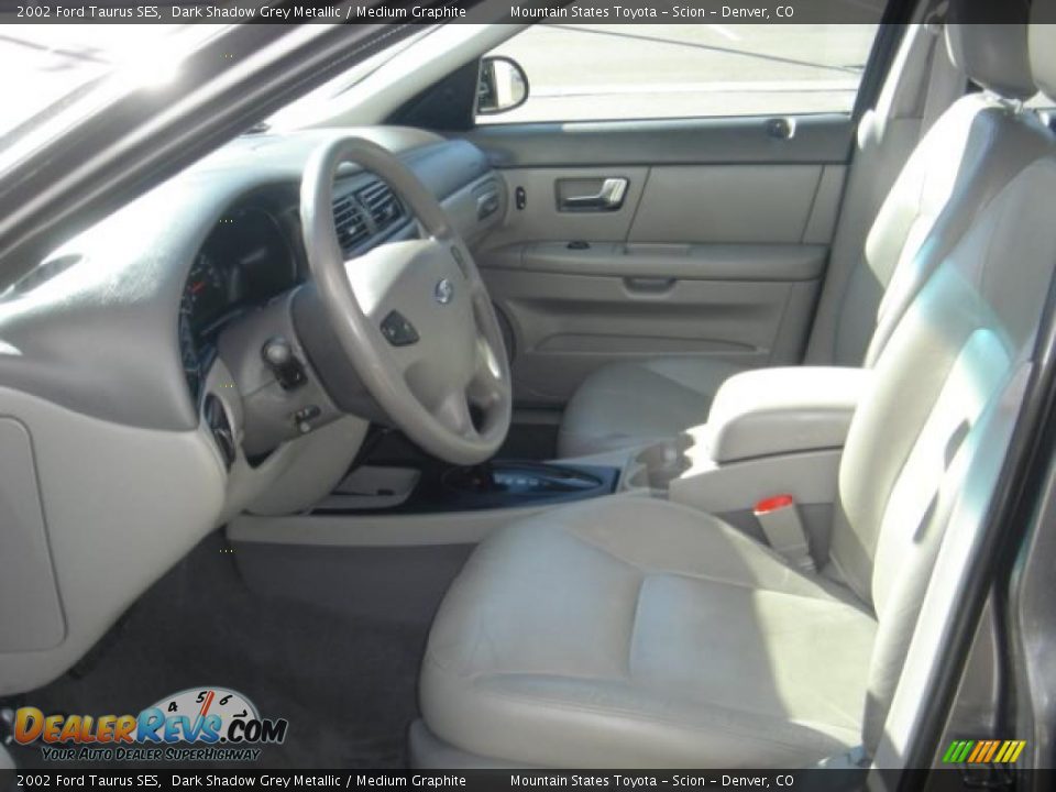 2002 Ford Taurus SES Dark Shadow Grey Metallic / Medium Graphite Photo #13