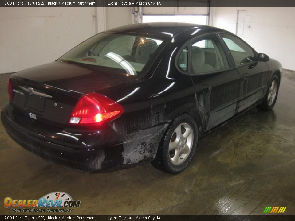 2001 Ford Taurus SES Black / Medium Parchment Photo #4