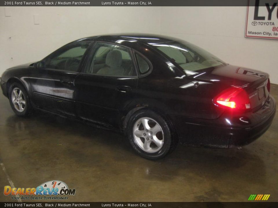 2001 Ford Taurus SES Black / Medium Parchment Photo #5