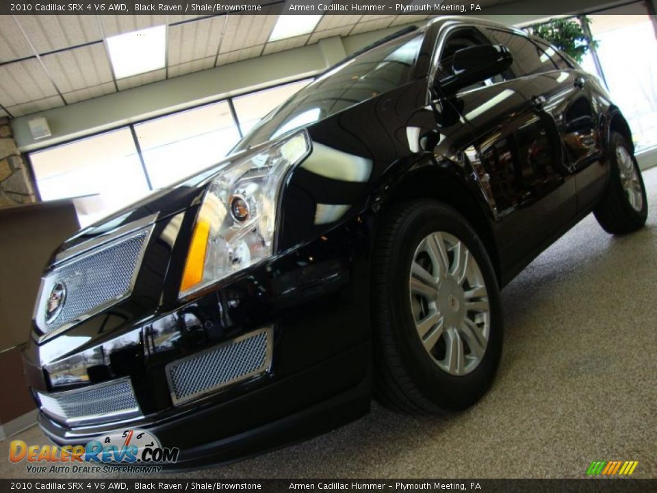 2010 Cadillac SRX 4 V6 AWD Black Raven / Shale/Brownstone Photo #1