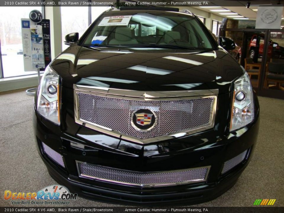 2010 Cadillac SRX 4 V6 AWD Black Raven / Shale/Brownstone Photo #3