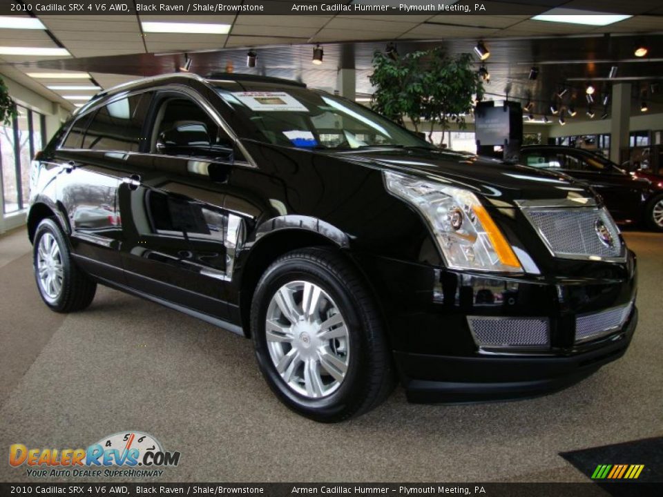 2010 Cadillac SRX 4 V6 AWD Black Raven / Shale/Brownstone Photo #5