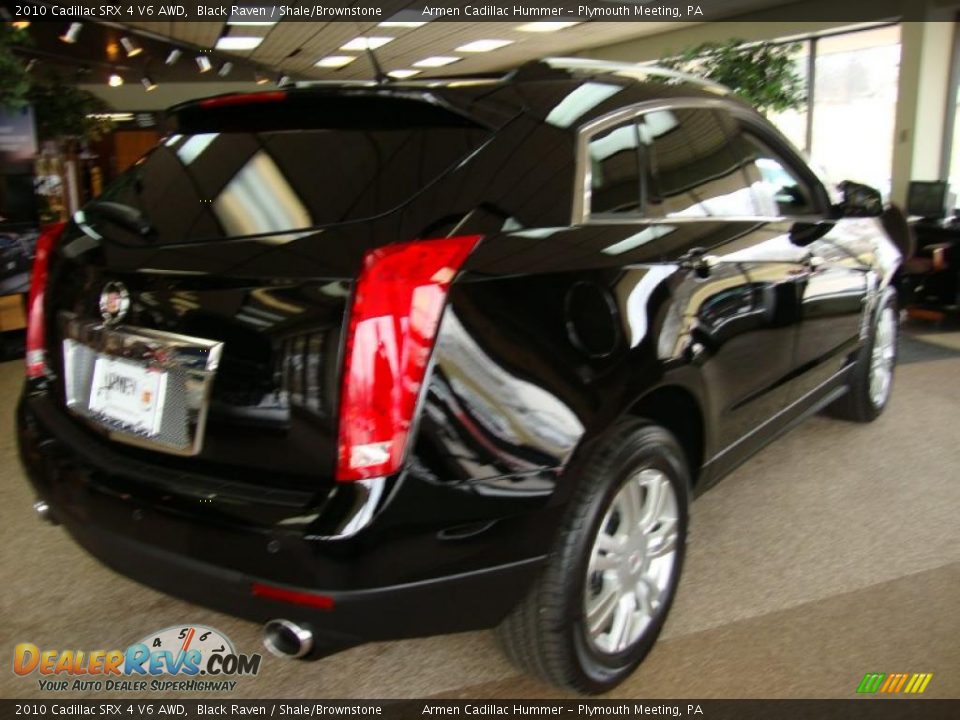 2010 Cadillac SRX 4 V6 AWD Black Raven / Shale/Brownstone Photo #6