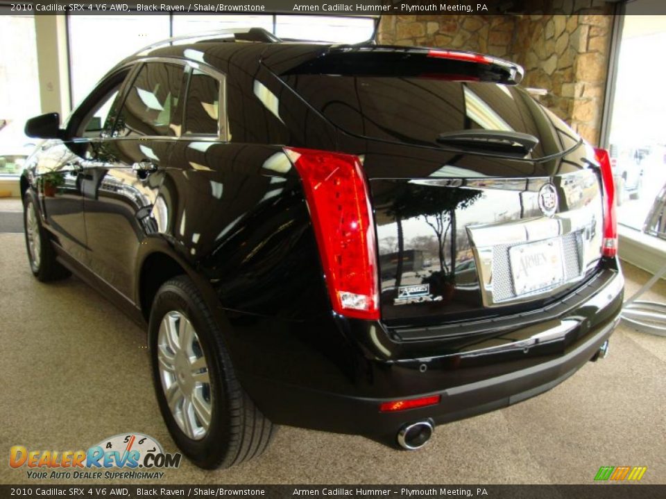 2010 Cadillac SRX 4 V6 AWD Black Raven / Shale/Brownstone Photo #8