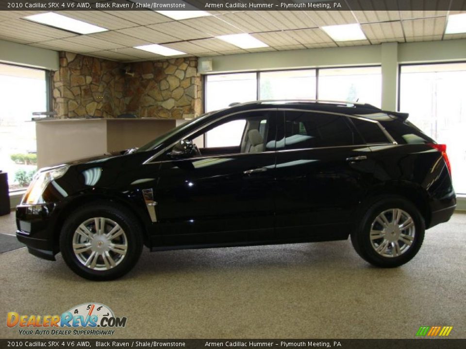 2010 Cadillac SRX 4 V6 AWD Black Raven / Shale/Brownstone Photo #9