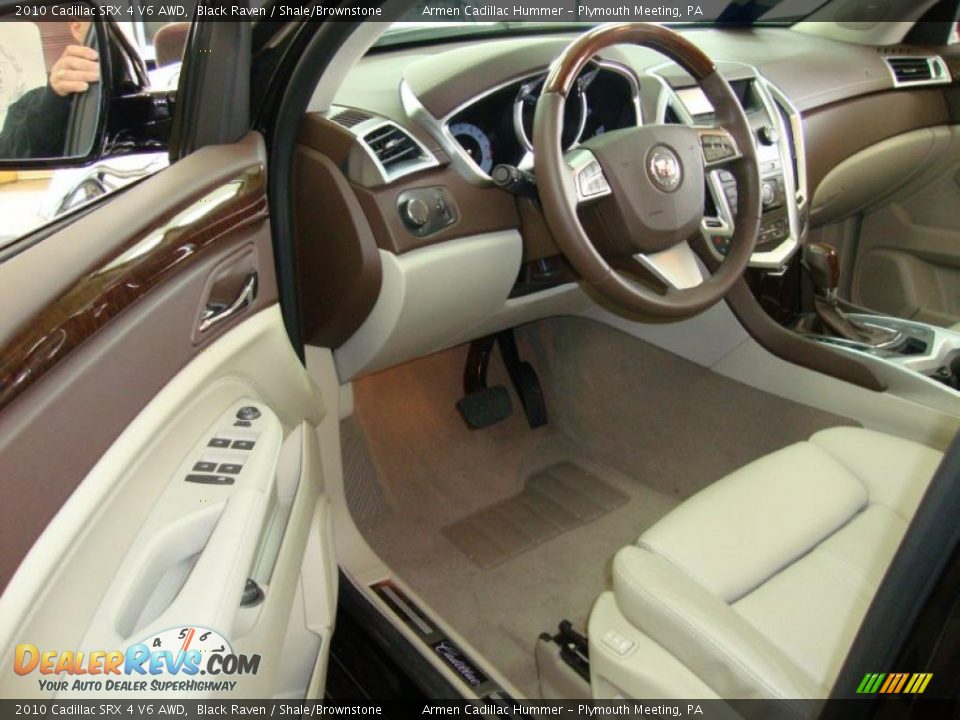 2010 Cadillac SRX 4 V6 AWD Black Raven / Shale/Brownstone Photo #11