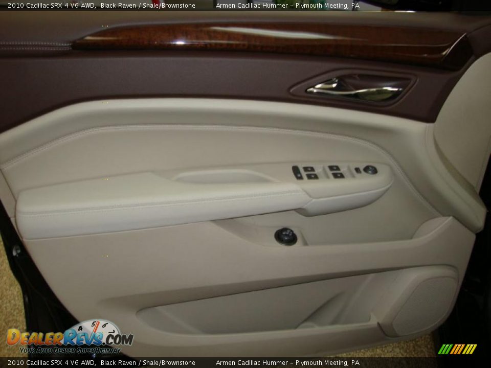 2010 Cadillac SRX 4 V6 AWD Black Raven / Shale/Brownstone Photo #12