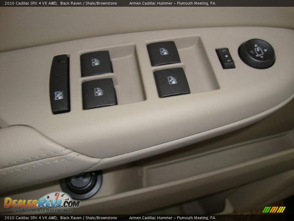 2010 Cadillac SRX 4 V6 AWD Black Raven / Shale/Brownstone Photo #13